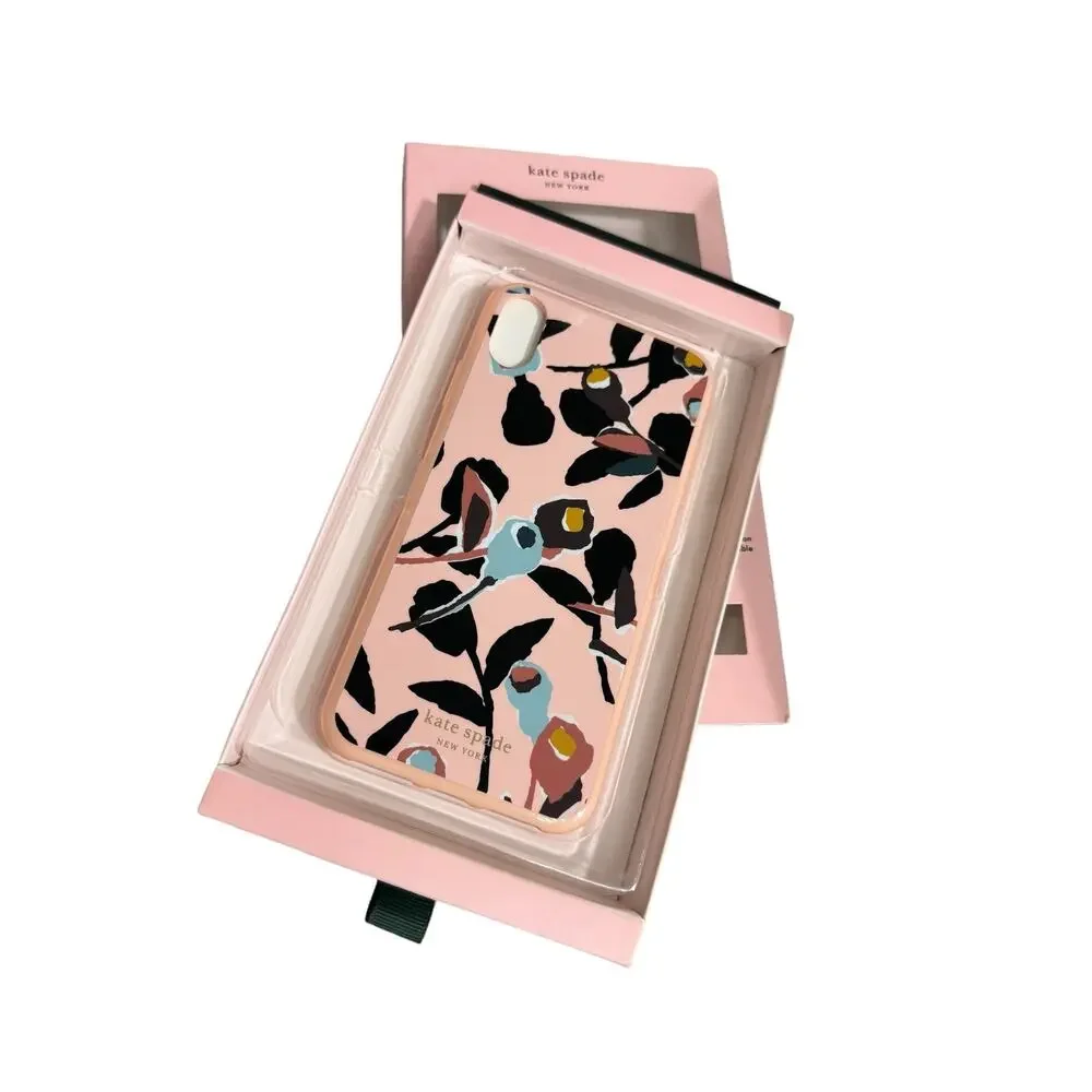 Kate Spade New York Paper Rose iPhone XS Max Case, Pink Multi (Damaged Box)